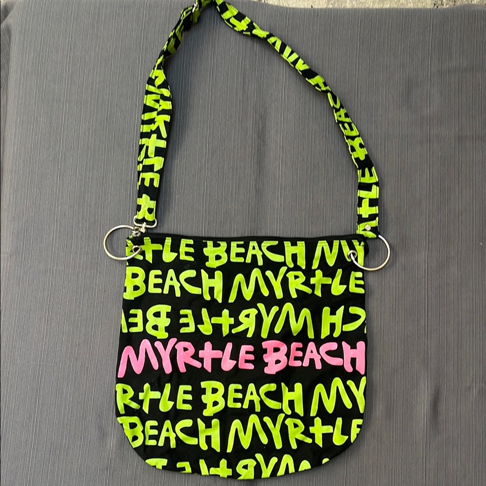 NEW!! CANVAS ZIPPERED SHOULDER BAG